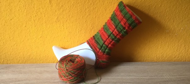 Handgefärbte Sockenwolle
